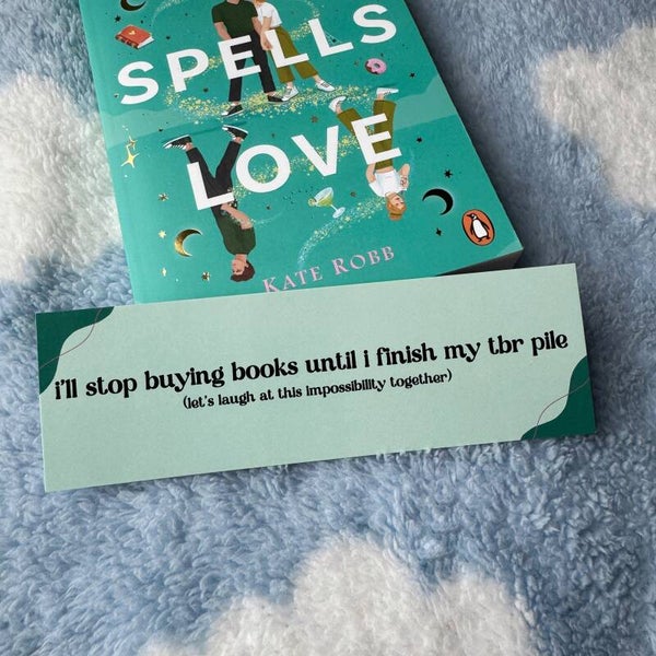 Bookmark I’ll stop buying books