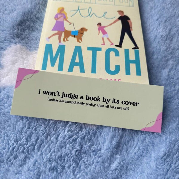 Bookmark Won’t judge a book by its cover