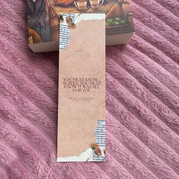 Bookmark Pride & Prejudice