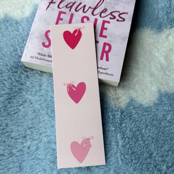 Bookmark Hearts & Bows