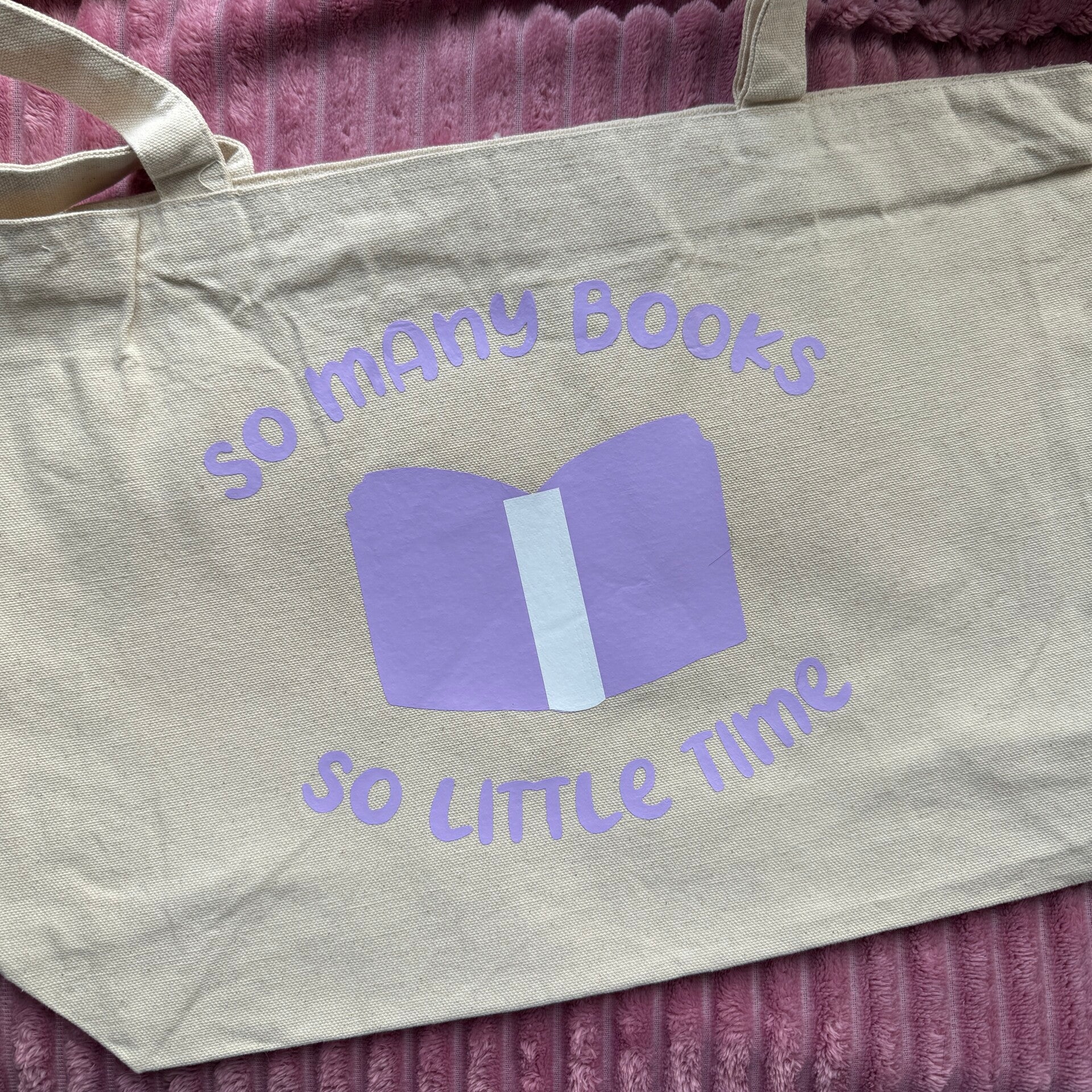 Tote bag - So many books, so little time