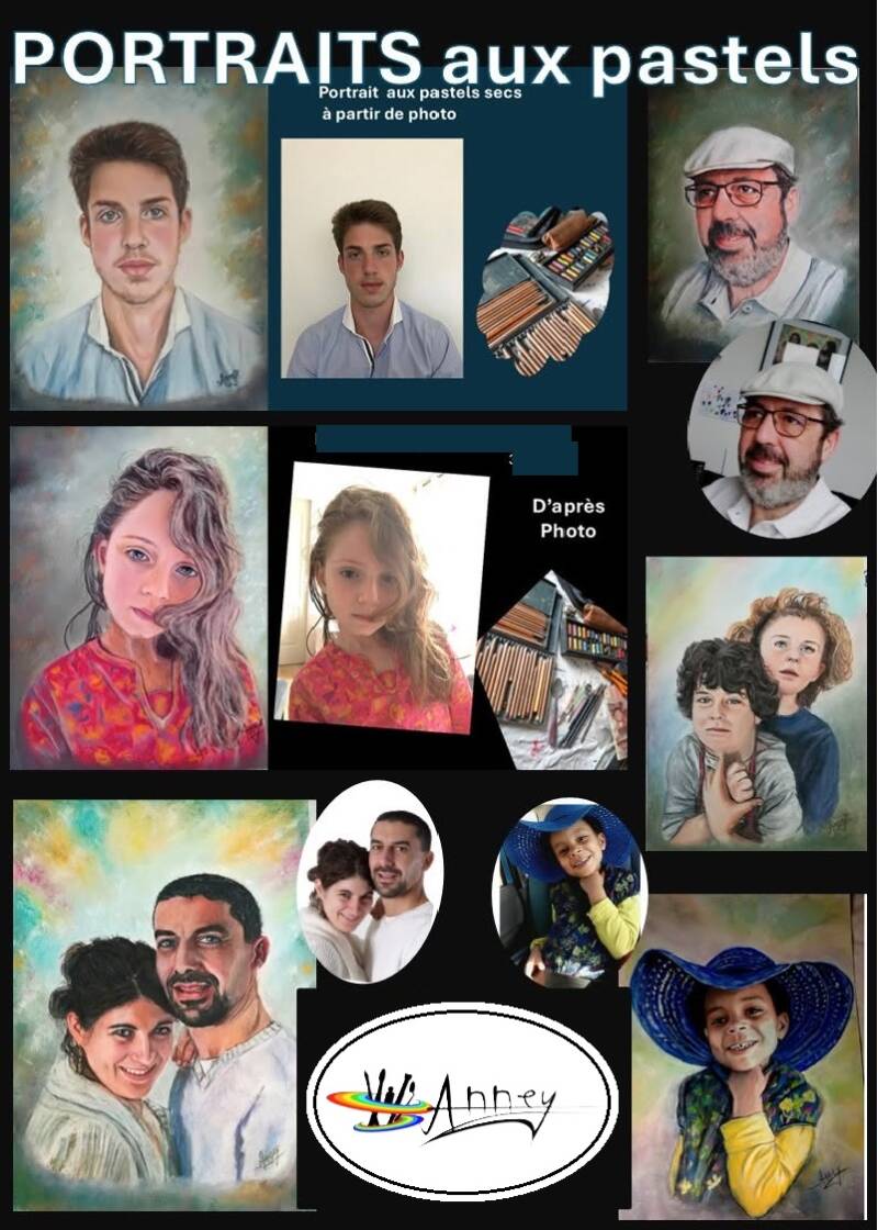 portraits à partir de photos 