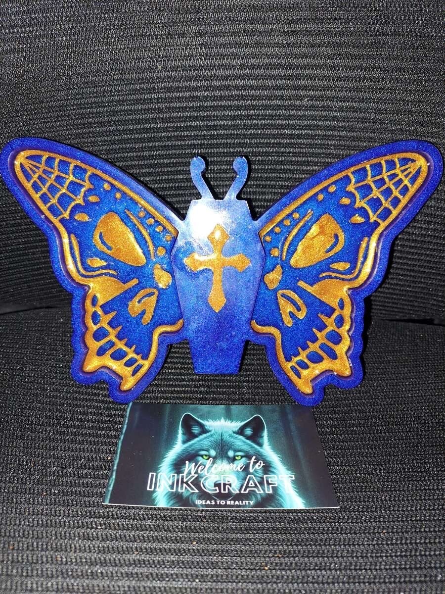 Epoxy Handmade Gothic Butterfly