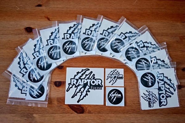 Raptor car decal/stickers pack