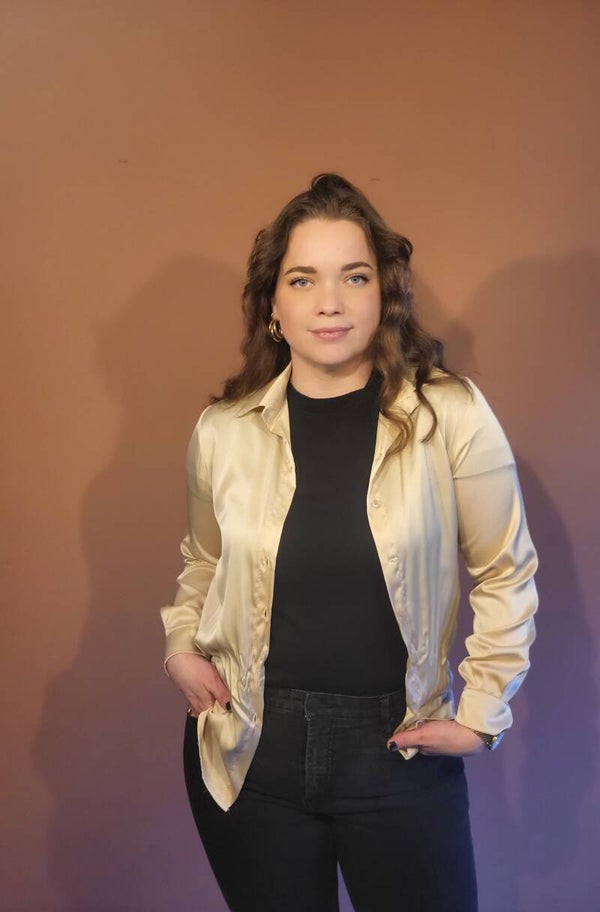 Casual blouse beige