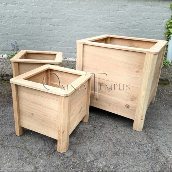 Plantenbak "Lian" in eik