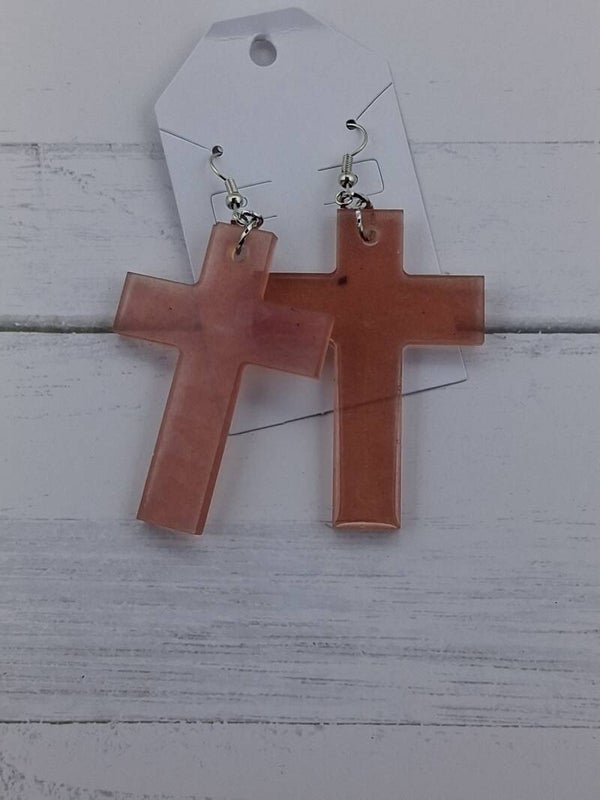 Cross earrings