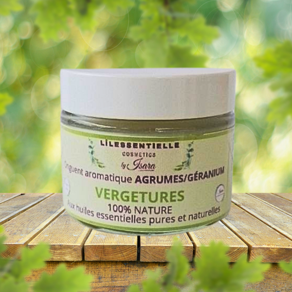 Onguent Agrumes/Géranium - (Vergetures)