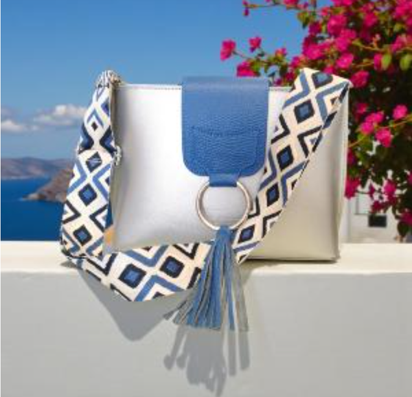 Sac SOFIA noir taupe blanc gris