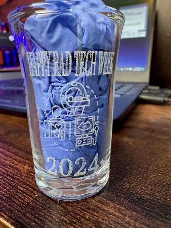 Shot glass, Glass