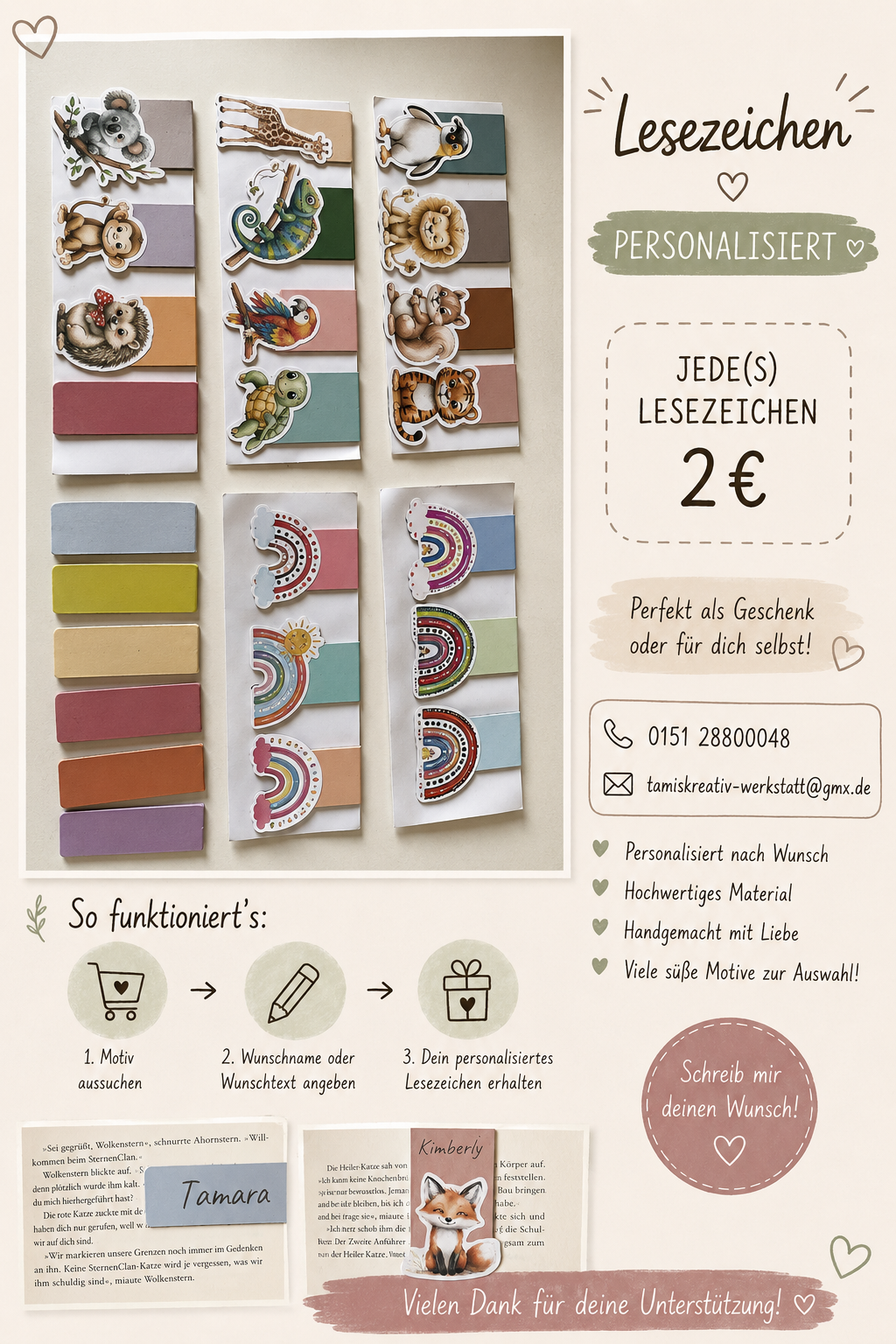 Lesezeichen magnetisch