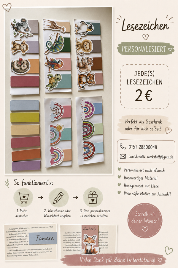 Lesezeichen magnetisch