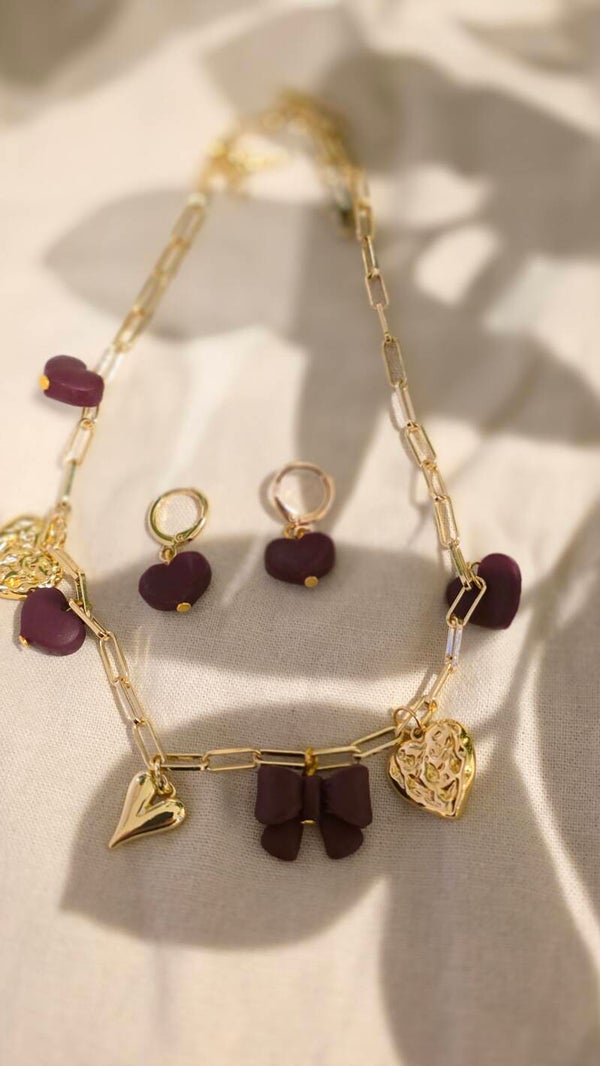 Heartfelt jewelry set