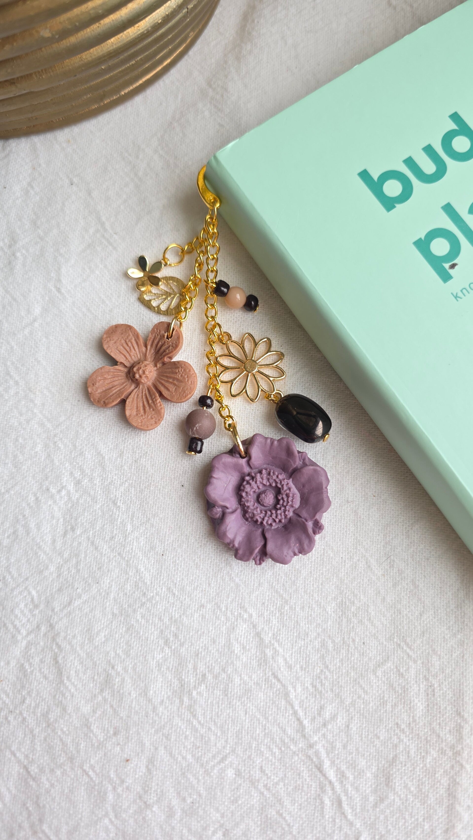 Flower bookmark