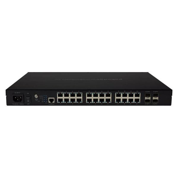 SX-24P (24 port managed Switch 24 PoE ports)