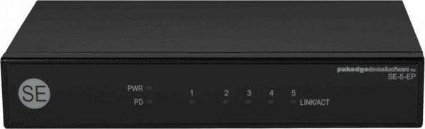 SE-5EP (5 port unmanaged switch, powered by PoE)