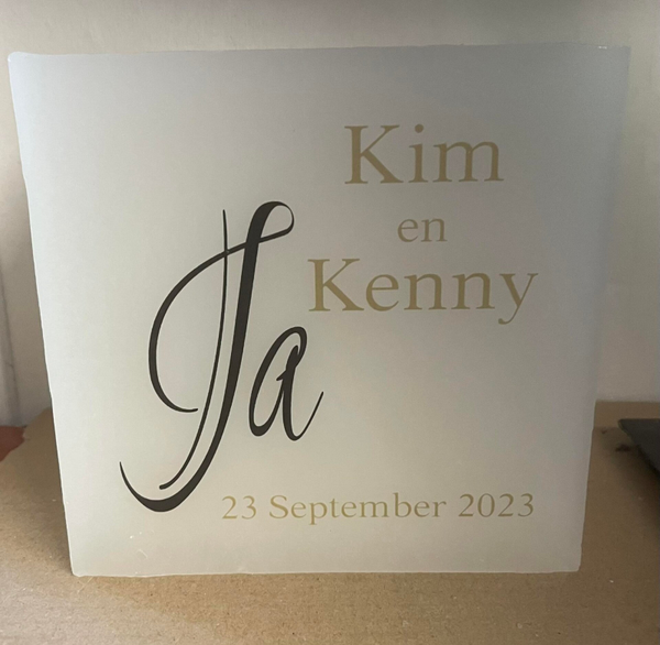 huwelijkskaars model 6