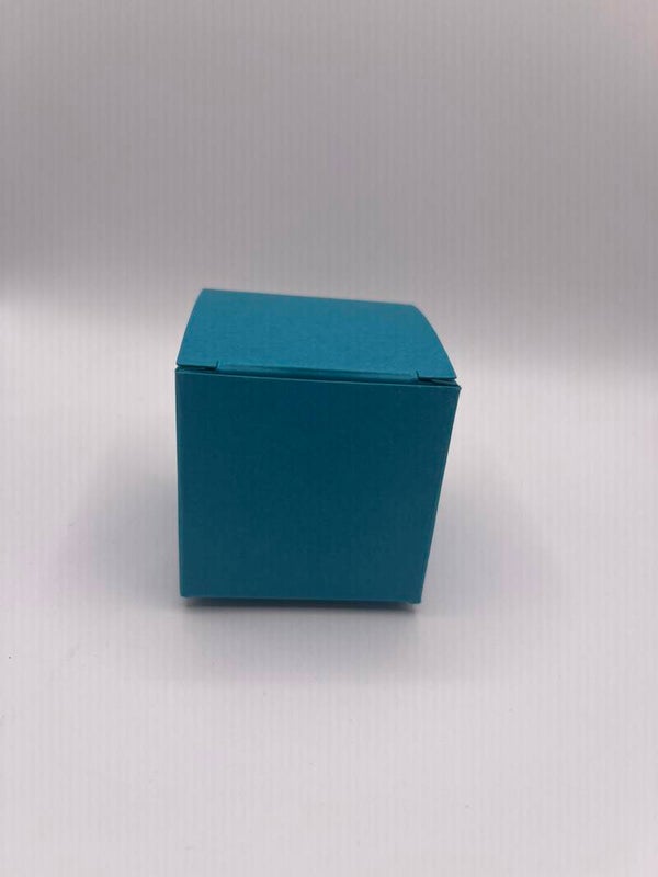 Kubus doosje turquoise