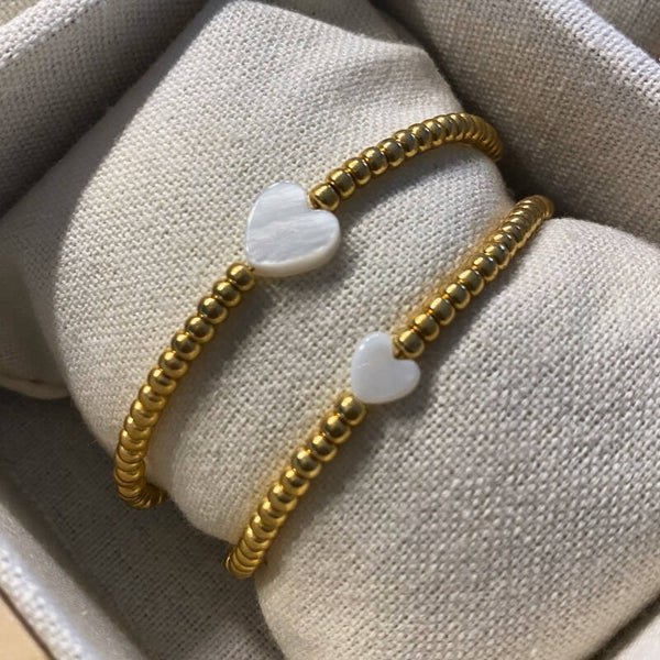 Heart bracelet moeder - dochter