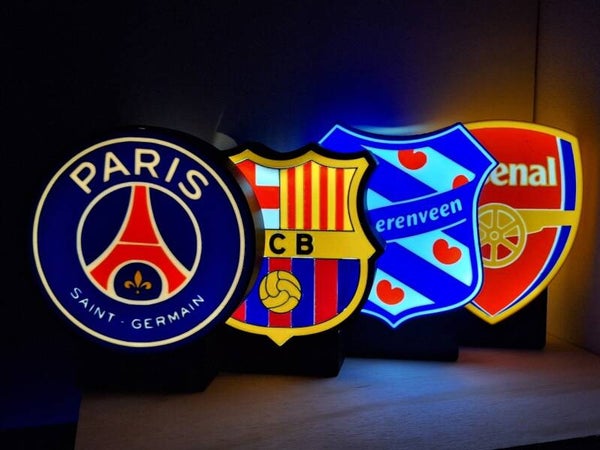 ⚽ Voetbal Club LED Lamp