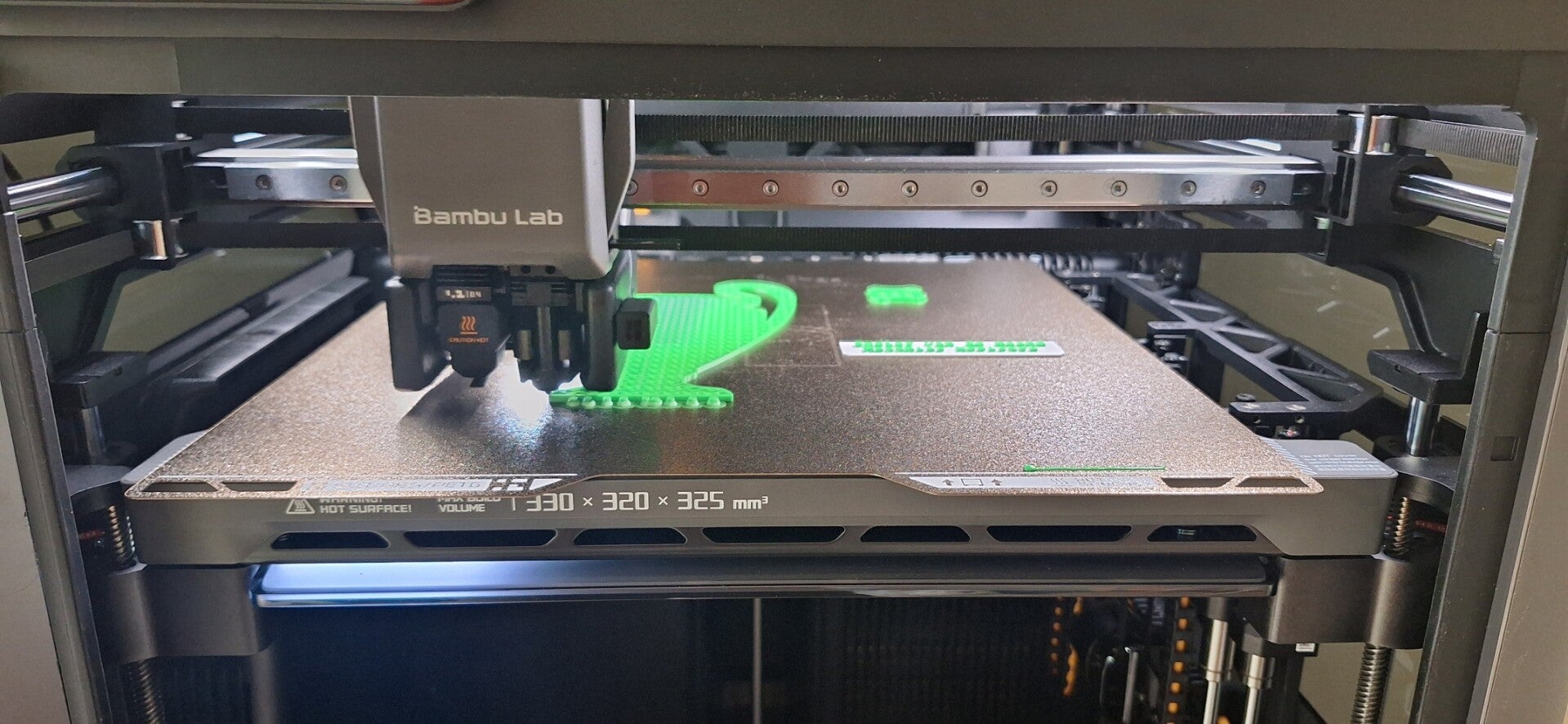 3D-print tijdens het printproces bij CREVIX