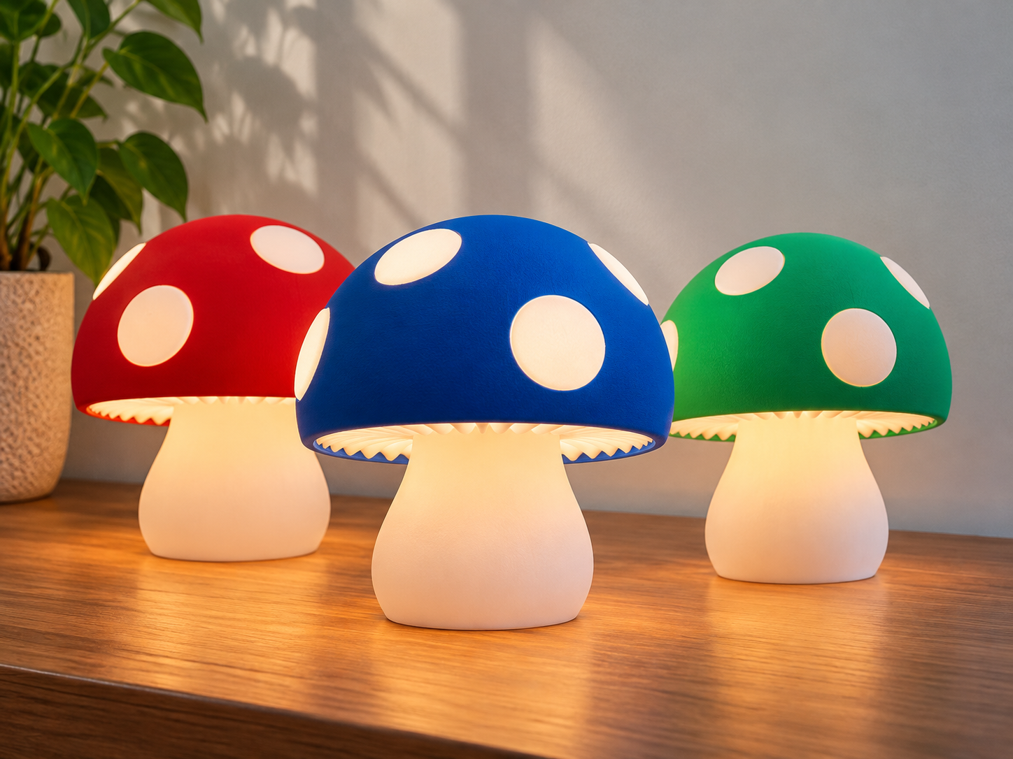 Paddenstoel Lamp (Toad stijl)