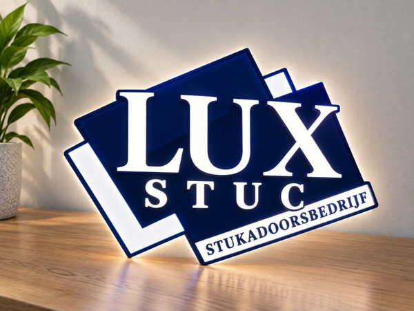 Bedrijfslogo LED Lamp – Gepersonaliseerd met eigen logo