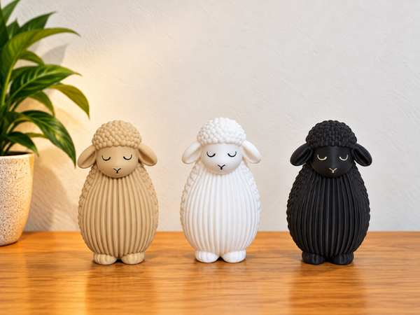 3D Geprinte Schaapjes – Set van 3