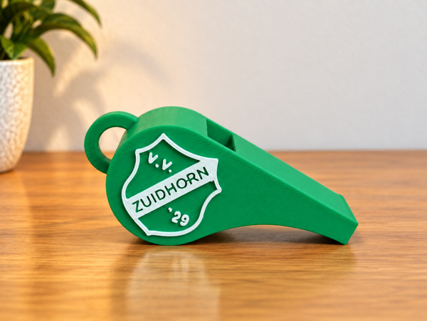 VV Zuidhorn – Fluitje met clublogo
