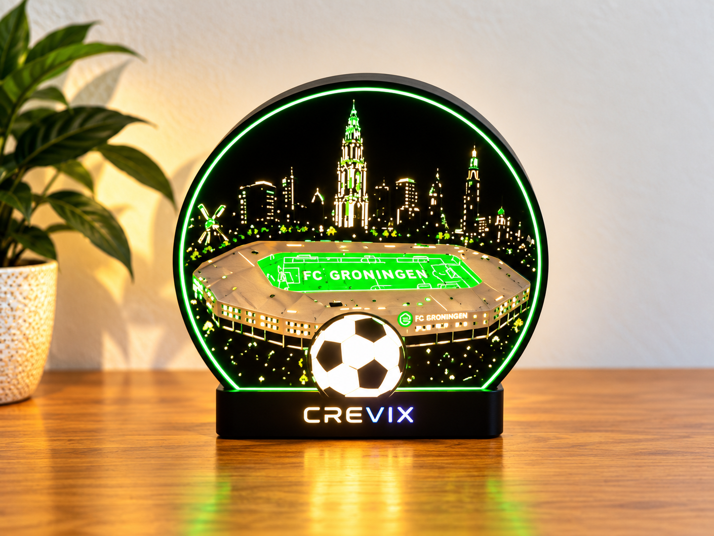 FC Groningen Euroborg Skyline LED Lamp