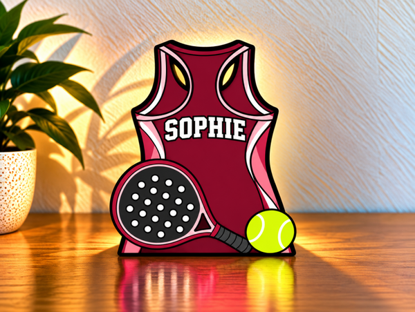 Gepersonaliseerde karpervissen LED lamp met eigen naam, tekst en kleuren. Met karper en hengel, multicolor LED, USB en afstandsbediening.