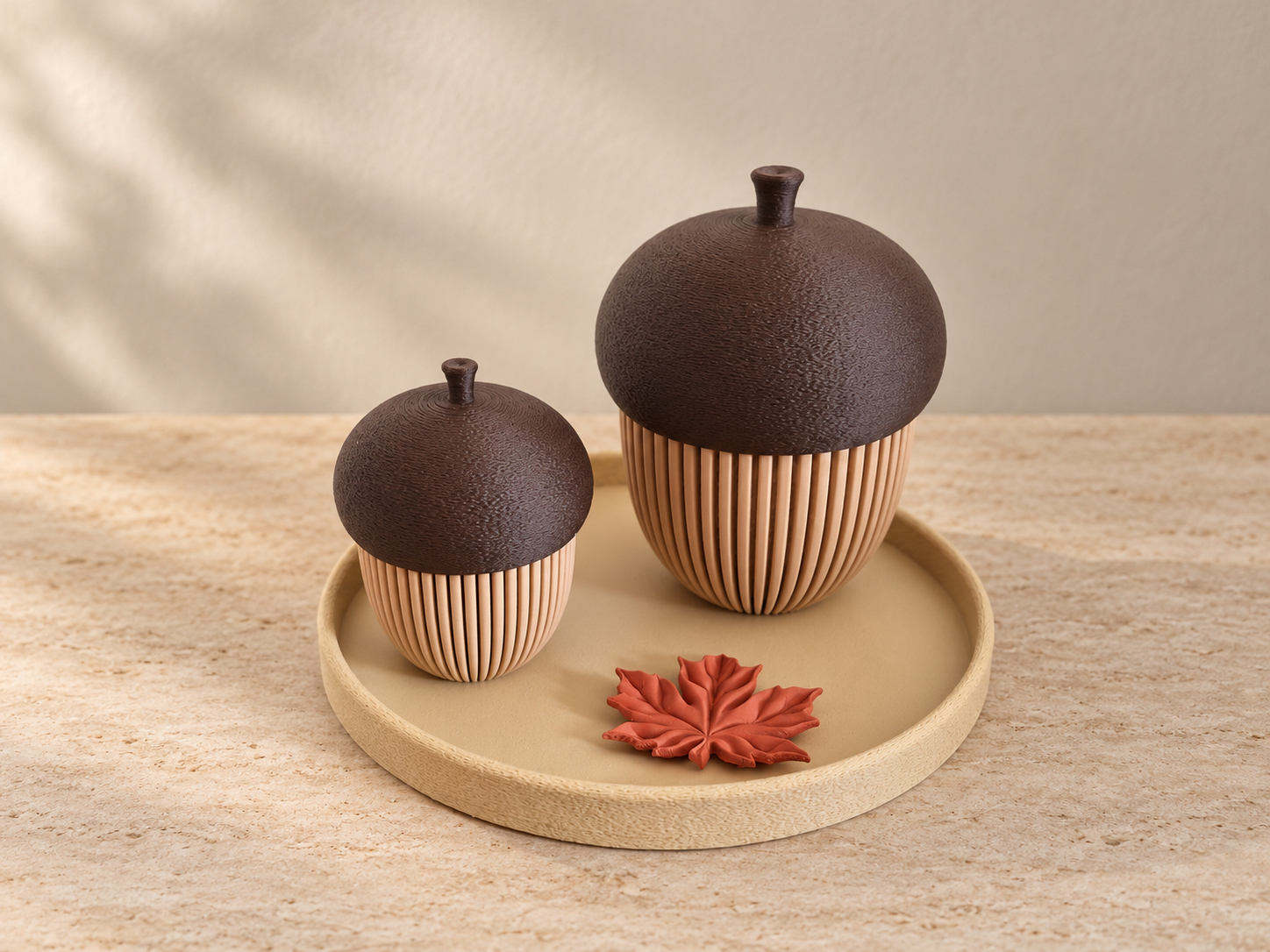 Decoratieve Eikels – Set van 2
