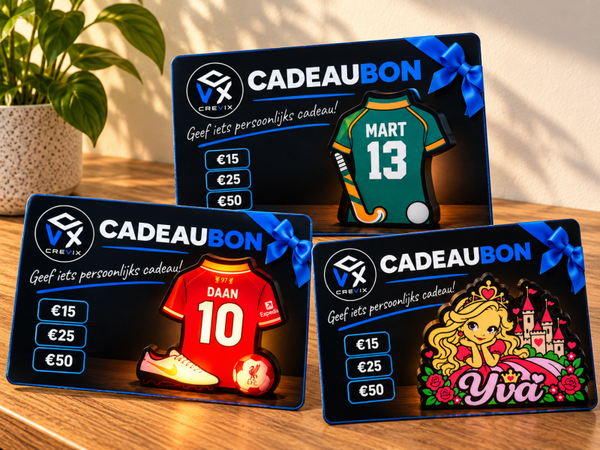Crevix Cadeaubon – Een persoonlijk cadeau