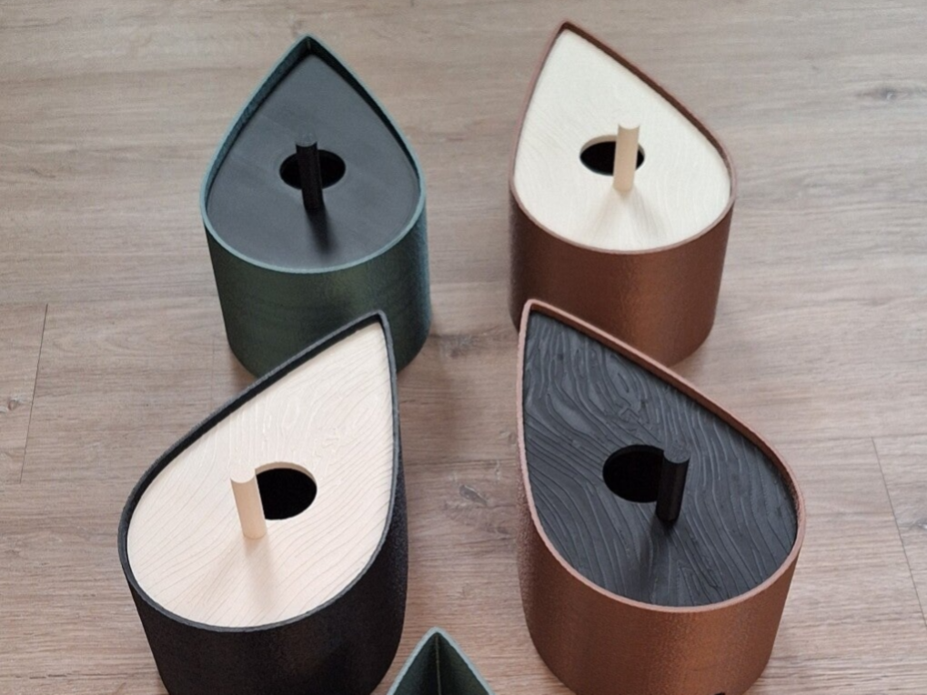 3D-Geprinte Vogelhuisjes