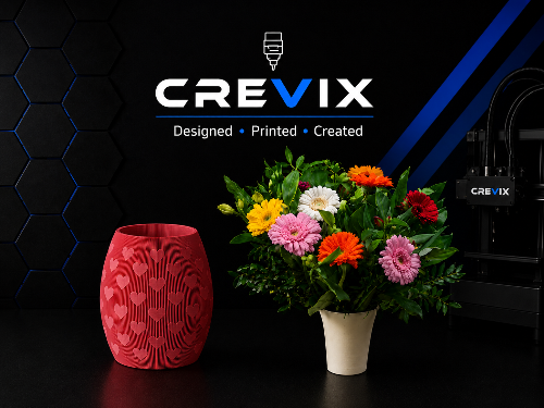 3D Geprinte Vazen voor droogbloemen
