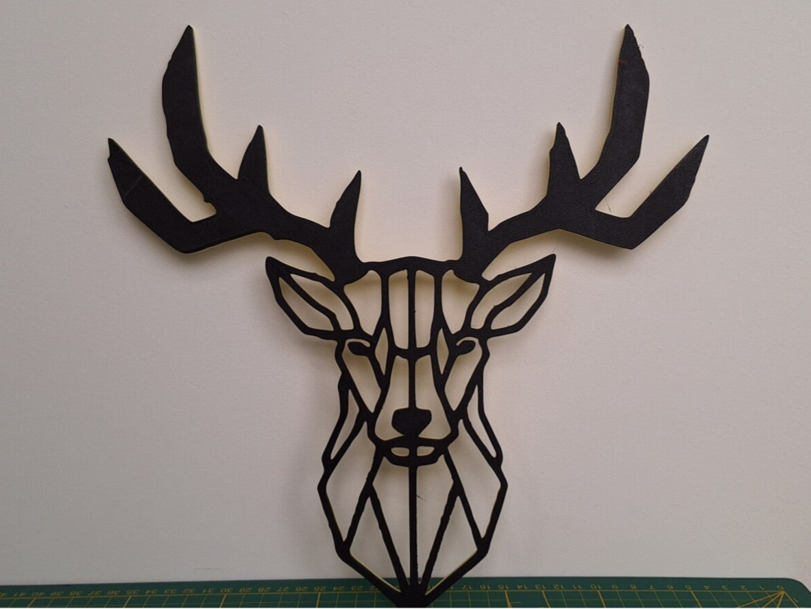 3D Dierenkop Wall Art – Modern Design