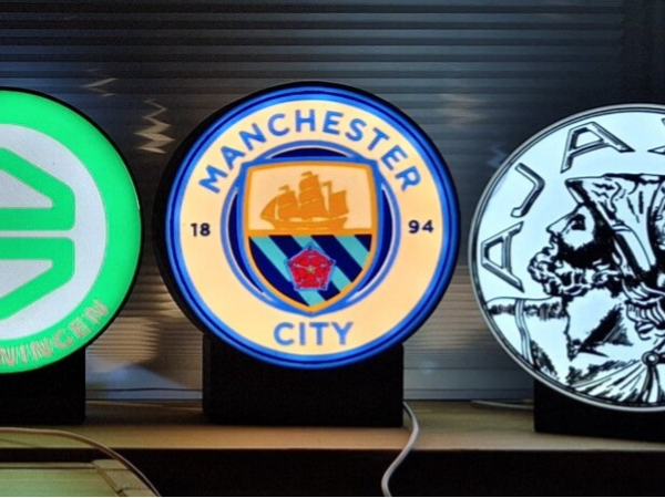 Voetbalclub led lamp