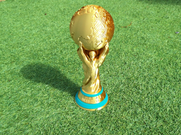 3D Geprinte World Cup Replica – 25 cm Goudkleurige Trofee