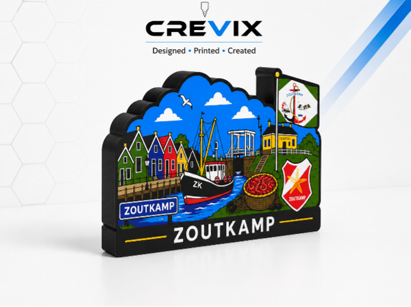 Zoutkamp Skyline LED Lamp – 3D Geprint