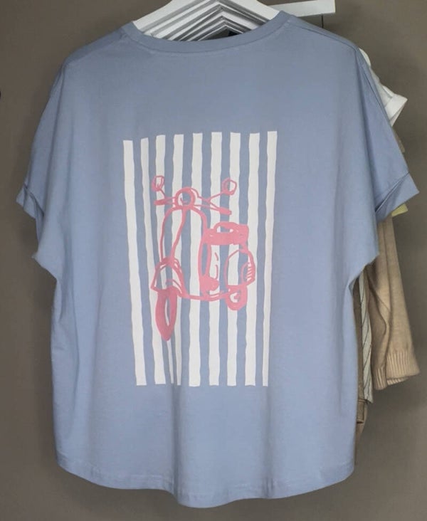T-Shirt Vespa oversize Be Famous