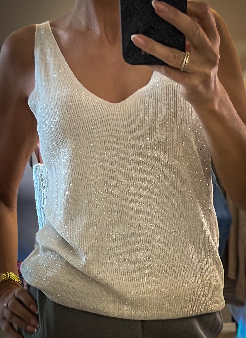 Tank Top Rhinstone Molly Bracken