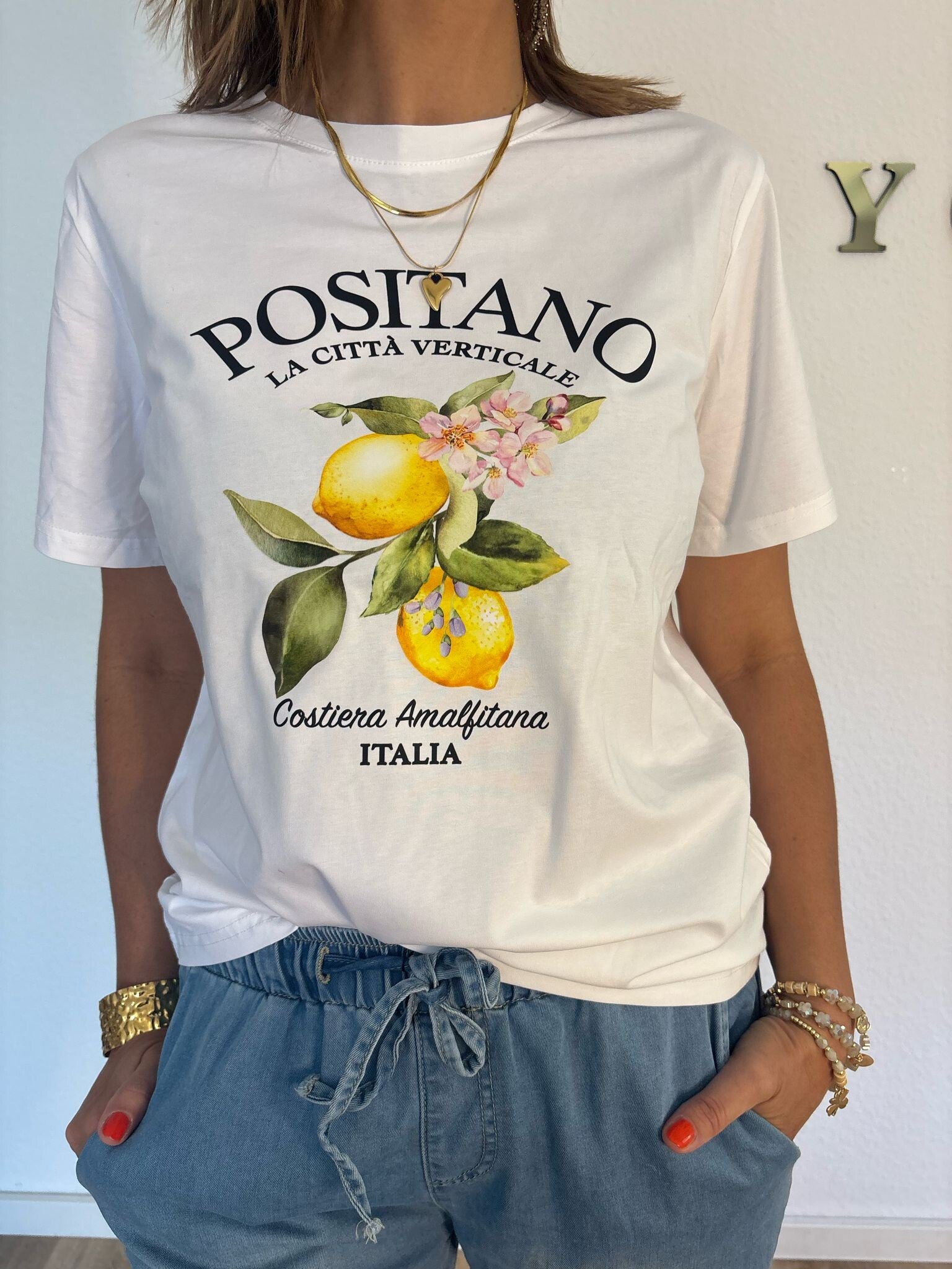 T-Shirt Zitrone Positano