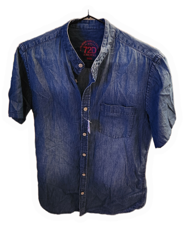 Herren Jeanshemd