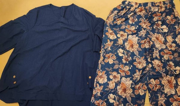 Damen Sommer Set (Bluse & Hose)