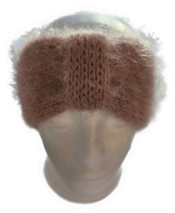 Winterstirnband/Ohrenschützer in Rosa