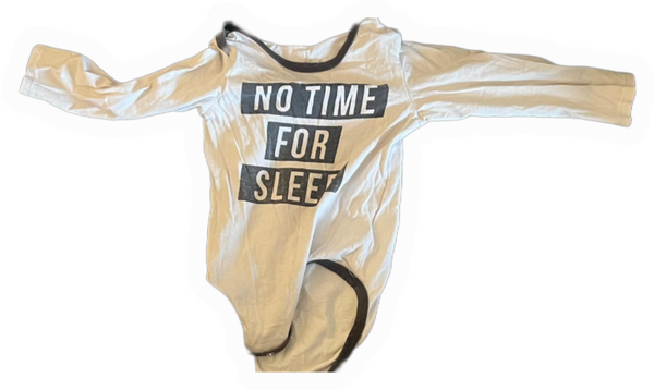 Baby Langarmbody schwarz/weiß