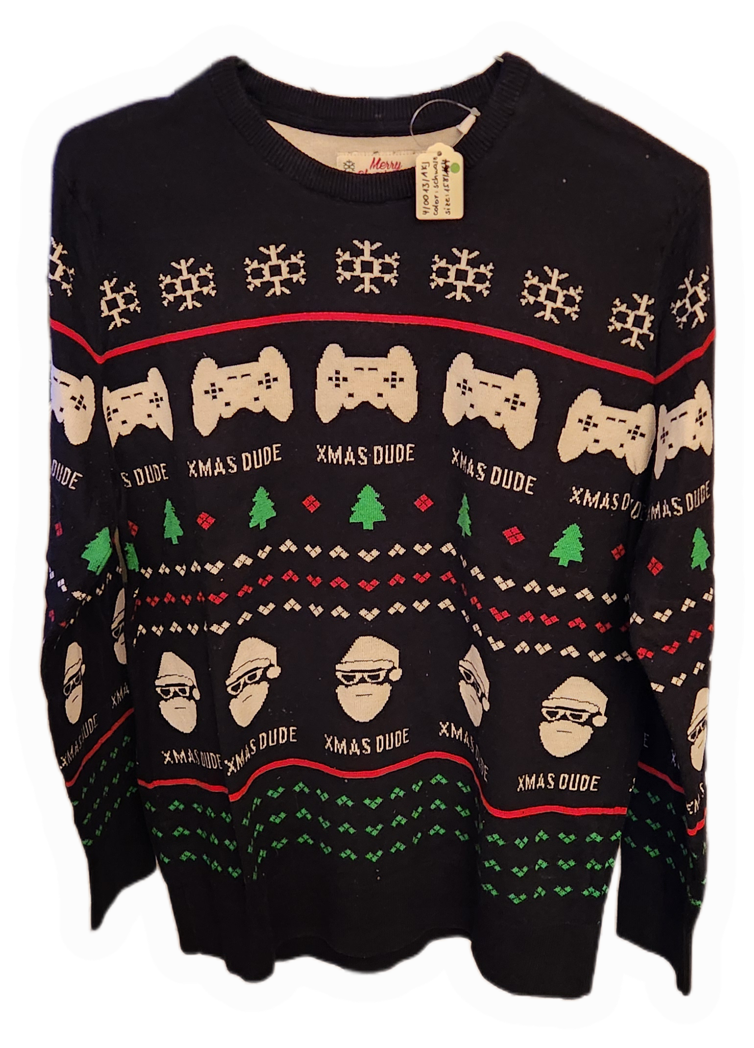Jungen Weihnachtlicher Gaming Pullover