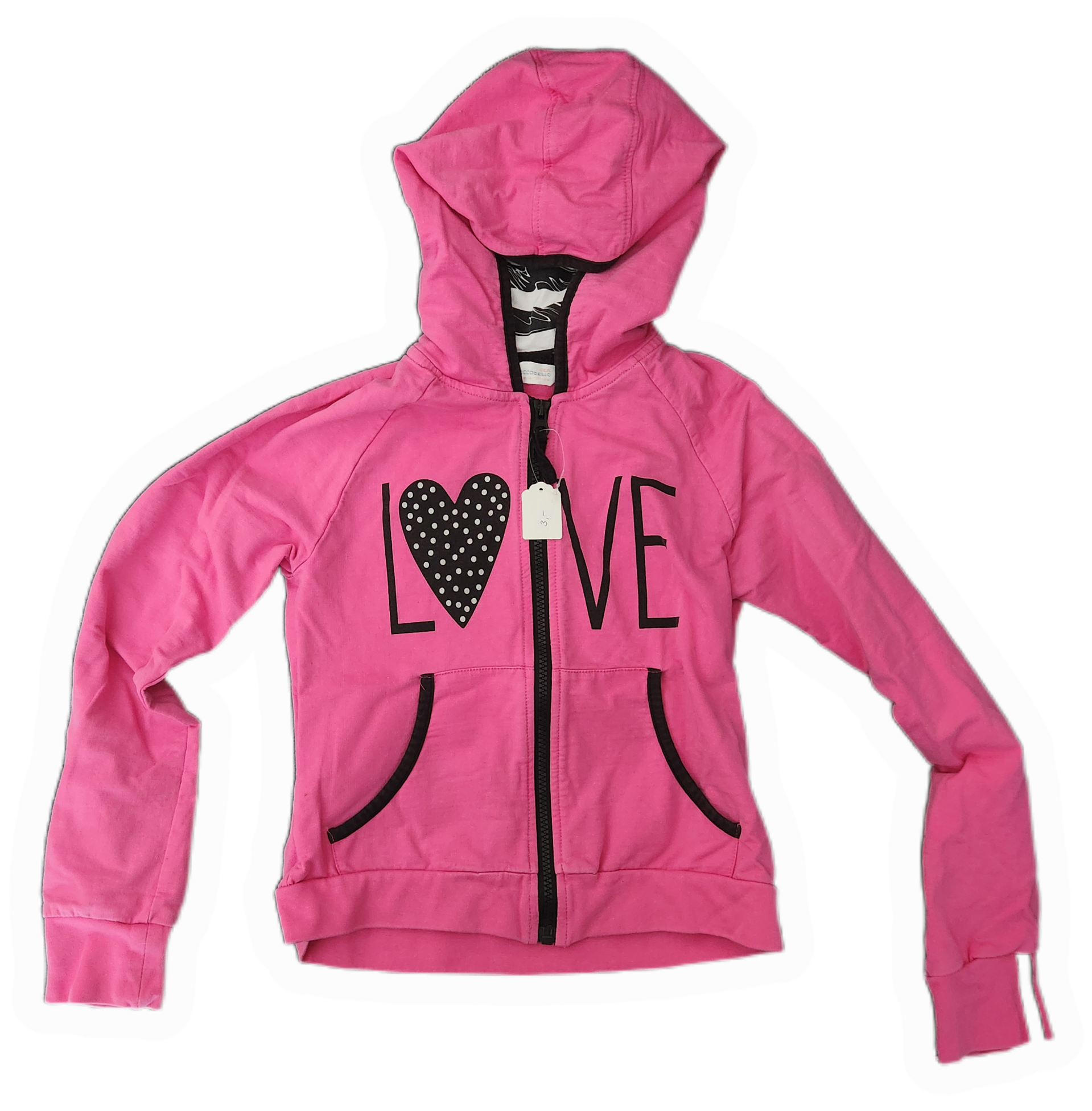Mädchen Pinke Kapuzenjacke