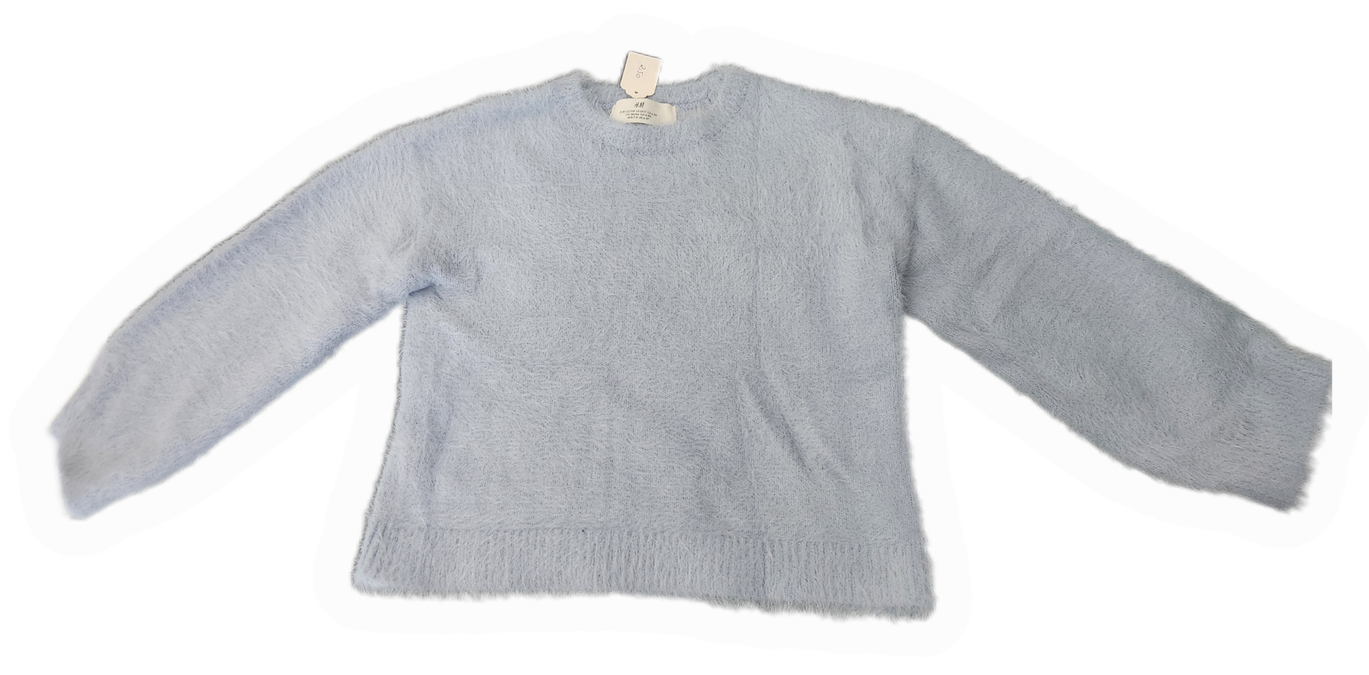 Mädchen Hellblaues Pullover
