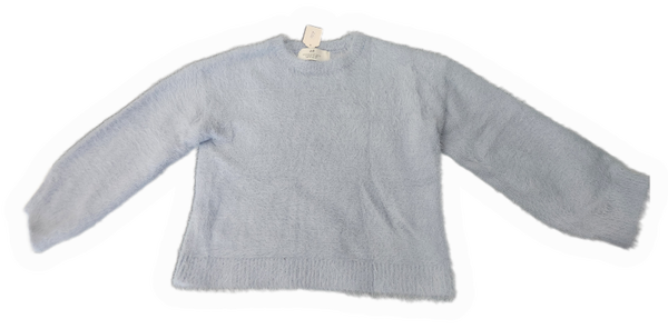 Mädchen Hellblaues Pullover
